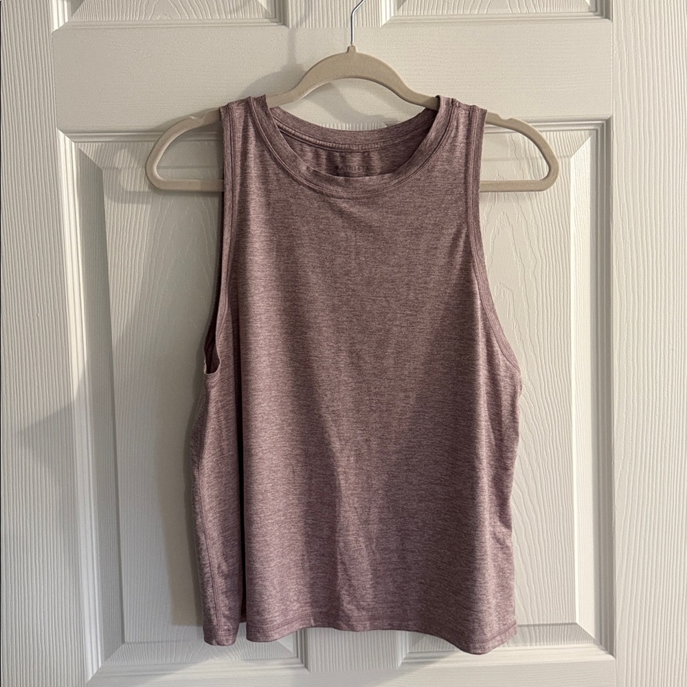 Athleta Heathered Purple Tank Top